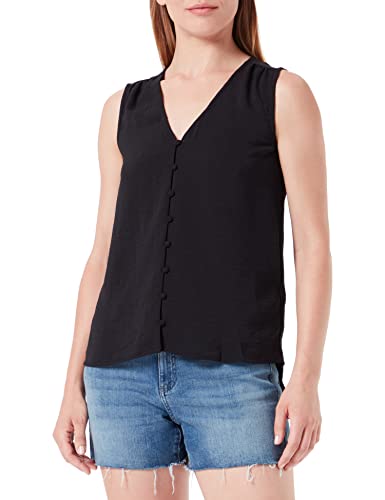 ONLY Damen Onlmette Sl Button Down Wvn Top, Schwarz, M EU von ONLY