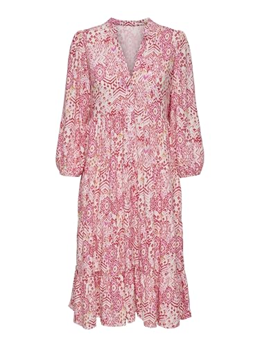 ONLY Damen Onlmilana 7/8 Dress WVN Noos Elegantes Kleid Mit V-Ausschnitt Und 7/8-Ärmeln Und Knopfverschluss, Cloud Dancer, X-Small ONLY Damen Onlmilana 7/8 Dress WVN Noos Elegantes Kleid Mit V-Ausschnitt Und 7/8-Ärmeln Und Knopfverschluss, Cloud Dancer, X-Small von ONLY