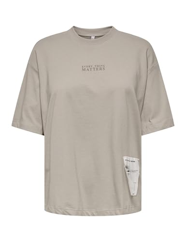 ONLY Damen Onlmonica Life S/S Photo Top Box JRS, String, X-Large von ONLY