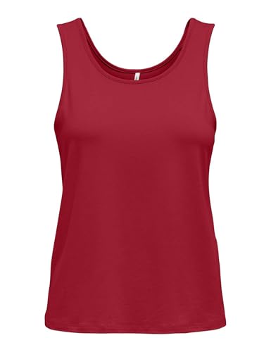 ONLY Damen Onlmoster S/L Tank Top JRS, Salsa, XS von ONLY