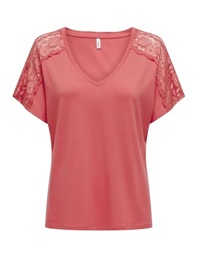 ONLY Onlmoster S/S V-Neck Lace Top JRS ONLY Onlmoster S/S V-Neck Lace Top JRS von ONLY