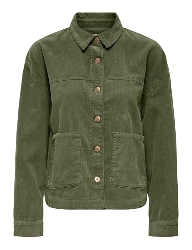 ONLY Damen Onlmoxie L/S Emb Cord Jacket Cc PNT, Kalamata, m von ONLY