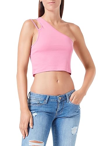 ONLY Damen Onlnew Kira S/L Top Box Jrs, Wild Orchid/Detail:one Shoulder, L von ONLY