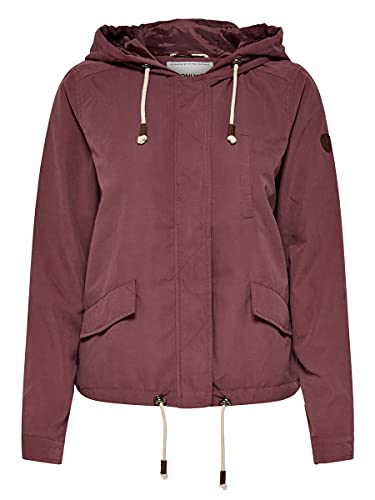 ONLY Damen Onlnew Skylar Jacket CC OTW Parka, Rot (Wild Ginger Wild Ginger), 38 (Herstellergröße: M) von ONLY