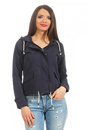 ONLY Damen Onlnew Skylar Parka Jacket CC OTW Parka, per Pack Blau (Night Sky Night Sky), 34 (Herstellergröße: XS) von ONLY