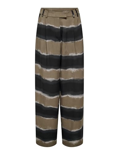 ONLY Damen Onlnova Life Elite Lesli Pant Hose, Phantom/AOP:597 Tie dye, L von ONLY