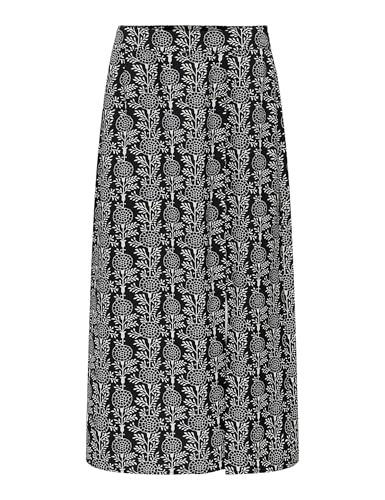 ONLY Damen Onlnova Life Elite Piper Slit Skirt Rock, Black/AOP:592 Charm Boho, XL ONLY Damen Onlnova Life Elite Piper Slit Skirt Rock, Black/AOP:592 Charm Boho, XL von ONLY