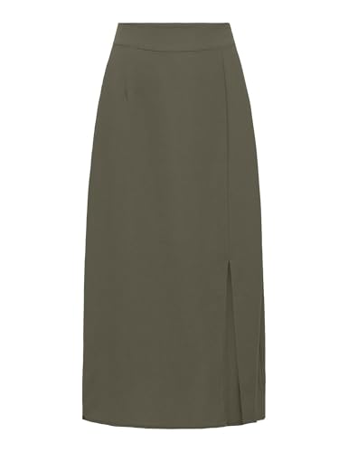 ONLY Damen Onlnova Life Elite Piper Slit Skirt Soli Rock, Kalamata, L ONLY Damen Onlnova Life Elite Piper Slit Skirt Soli Rock, Kalamata, L von ONLY