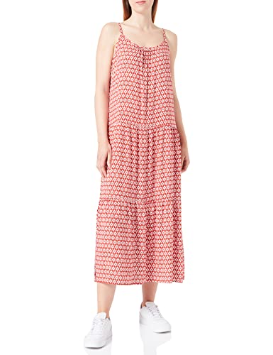 ONLY Damen Onlnova Life Strap Anni Midi Dress AOP Kleid, Bossa Nova/AOP:349 Small Ikat, 34 EU von ONLY