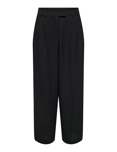ONLY Damen Onlnova Life Vis Lesli Pant Solid Hose, Black, X-Small ONLY Damen Onlnova Life Vis Lesli Pant Solid Hose, Black, X-Small von ONLY