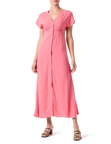 ONLY Damen Onlnova Life Vis Mollie Long Dress Soli Maxikleid, Rose of Sharon, X-Large von ONLY