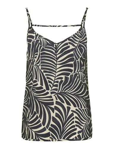 ONLY Damen Onlnova Life Vis Paris Singlet AOP, Black, 36 von ONLY