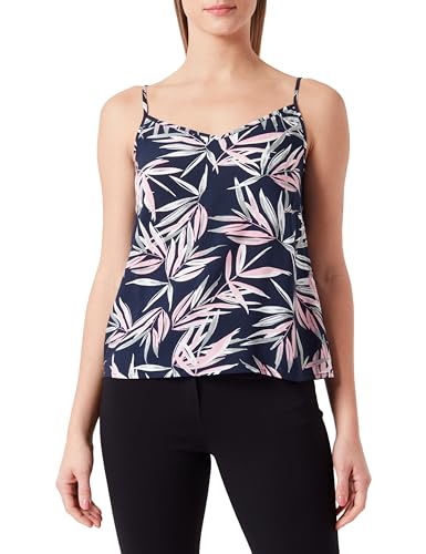 ONLY Damen Onlnova Life Vis Paris Singlet Top (DE/NL/SE/PL, Numerisch, 36, Regular, Regular, dunkelblau) von ONLY