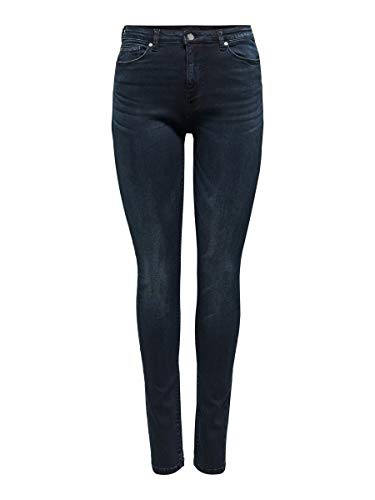 ONLY Damen Onlpaola Life Hw Skinny Bb Az920 Noos Hose, Blue Black Denim, XS EU von ONLY