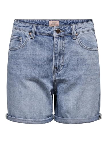 ONLY Damen Onlphine Life Bb Mas0001 Noos Shorts, Light Blue Denim, S EU von ONLY