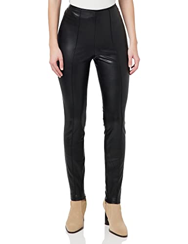 ONLY Damen Onlpips Faux Leather Otw Leggings, Schwarz, M EU von ONLY