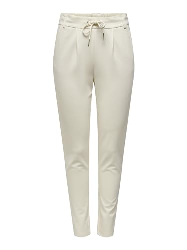 ONLY Damen Onlpoptrash Easy Colour Pant PNT Noos Hose ,Blanc (Cloud Dancer) ,XS / 30L von ONLY