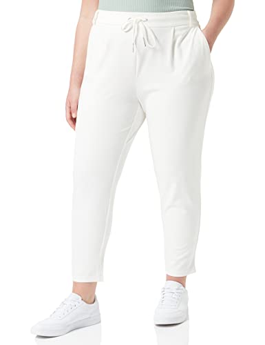 ONLY Damen Elegante Stoffhose | Poptrash Paperback Stretch Pants | Tunnelzug & Gürtelschlaufen ONLPOPTRASH, Farben:Weiß, Größe:XS / 30L von ONLY