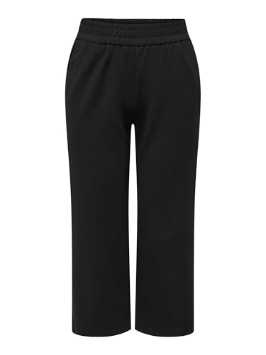 ONLY Damen Onlpoptrash-Suki Life Mw Culotte PNT Hose, Black, XS von ONLY
