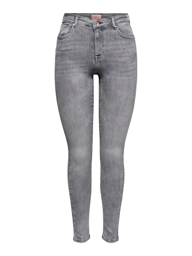 ONLY Damen Onlpower Mid Push Up Sk Azg937 Noos Jeans, Grey Denim, XS EU ONLY Damen Onlpower Mid Push Up Sk Azg937 Noos Jeans, Grey Denim, XS EU von ONLY