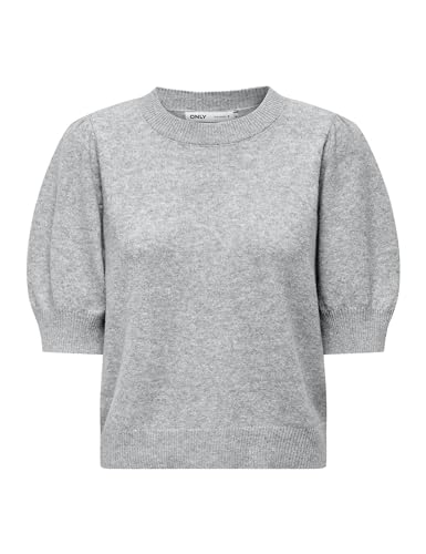 ONLY Damen Onlrica Life 2/4 Pullover KNT Noos Strickpullover 15318551 ,Light Grey Melange ,XXL ONLY Damen Onlrica Life 2/4 Pullover KNT Noos Strickpullover 15318551 ,Light Grey Melange ,XXL von ONLY