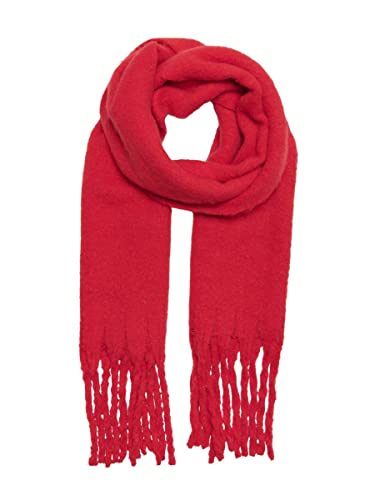 ONLY Damen Onlroseanna Life Scarf Acc Schal, Racing Red, Einheitsgröße EU von ONLY