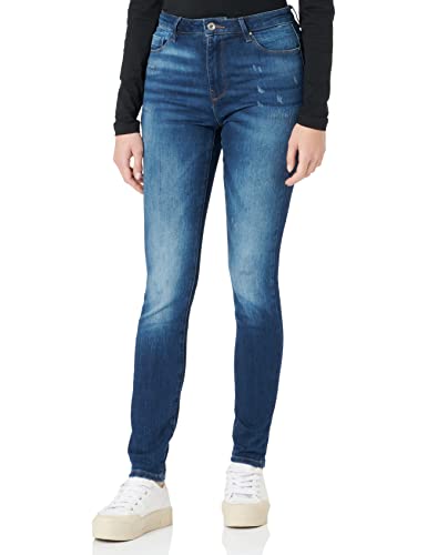 ONLY Damen Onlroyal Hw Skinny Dnm Pimbox Jeans, Dark Blue Denim, XL / 32L EU von ONLY