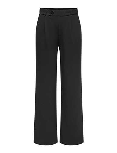 ONLY Damen Onlsania Belt Button Pant Jrs, Schwarz, 3XL / 32L von ONLY