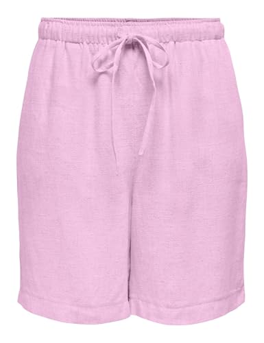 ONLY Damen Onlsiesta Mw Pull-Up Linen Bl Shorts Os, Pirouette, S ONLY Damen Onlsiesta Mw Pull-Up Linen Bl Shorts Os, Pirouette, S von ONLY