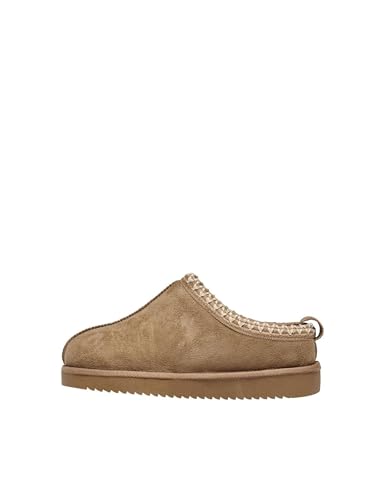ONLY Damen Onlstella Teddy Lined Slipper, Cognac, 38 EU ONLY Damen Onlstella Teddy Lined Slipper, Cognac, 38 EU von ONLY