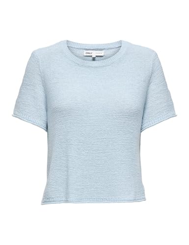 ONLY Damen Onlsunny S/S Pullover KNT Noos, Cashmere Blue, S ONLY Damen Onlsunny S/S Pullover KNT Noos, Cashmere Blue, S von ONLY