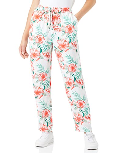 ONLY Damen Onlsylvie Life Fr Pant Ptm, Cloud Dancer/Aop:jungle, XS ONLY Damen Onlsylvie Life Fr Pant Ptm, Cloud Dancer/Aop:jungle, XS von ONLY
