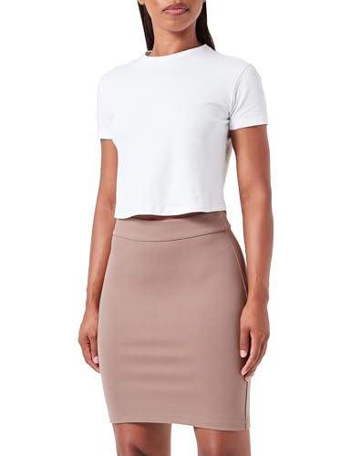 ONLY Damen Onltia Hw Pencil Slit Skirt Pnt, Walnut, XS von ONLY