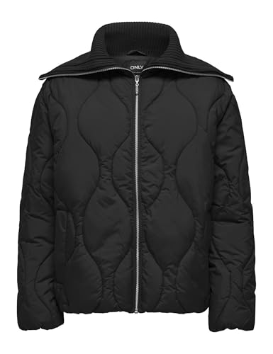 ONLY Damen Onlvanora Quilted Jacket OTW Jacke, Schwarz, XS ONLY Damen Onlvanora Quilted Jacket OTW Jacke, Schwarz, XS von ONLY