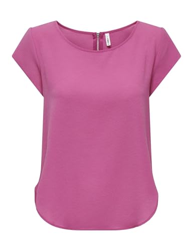 ONLY Damen Onlvic S/S Solid Top Noos Ptm, Raspberry Rose, 34 von ONLY