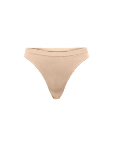 ONLY Damen Onlvicky Rib Seamless Thong Noos Acc, Peach Taffy, m von ONLY