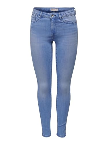 ONLY Damen Onlwauw Mid Skinny DNM Bj617 Noos, Special Bright Blue Denim, XS / 34L ONLY Damen Onlwauw Mid Skinny DNM Bj617 Noos, Special Bright Blue Denim, XS / 34L von ONLY