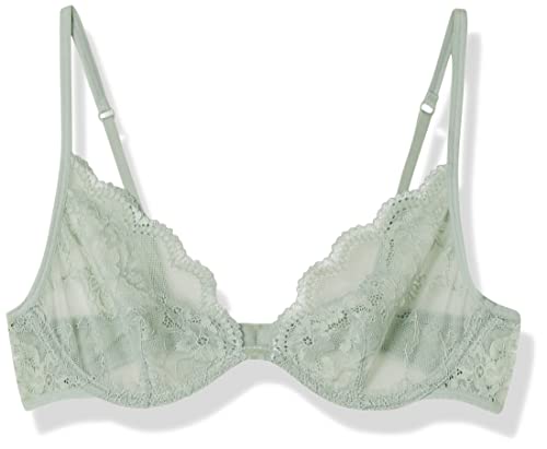 ONLY Damen Onlwillow Lace Wire Bra BHs, Silt Green, 74 / A EU von ONLY