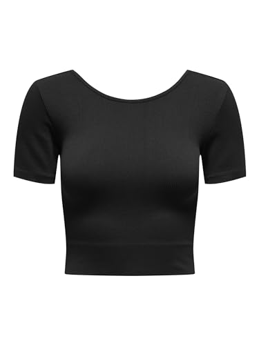 ONPJAIA Life SS 2-Way Crop Seam TOP NOOS von ONLY