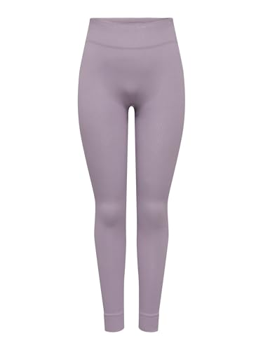 ONLY Damen Onpjaia Life Hw Seam Tights Noos Nahtlose Sportleggings, Gray Ridge, S-M von ONLY