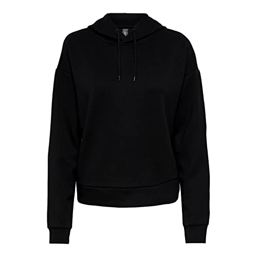 ONLY Damen Onplounge Hood Sweat - Noos Kapuzenpullover, Schwarz, L EU von ONLY