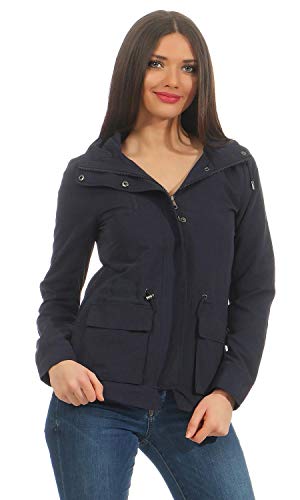 ONLY Damen onlSTARLIGHT Spring Parka CC OTW Jacke, Blau (Night Sky), 36 (Herstellergröße: S) von ONLY