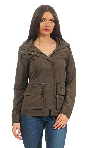 ONLY Damen onlSTARLIGHT Spring Jacket CC OTW Parka, Grün (Black Olive Black Olive), 40 (Herstellergröße: L) von ONLY