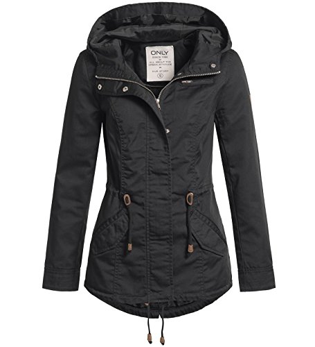 ONLY Damen Parka New Lorca 15144774 Black S von ONLY