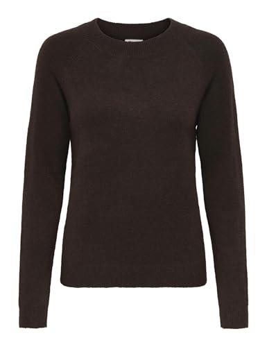 ONLY Damen Pullover Strickpullover ONLRICA Life 15204279 ,Chocolate Torte ,L von ONLY