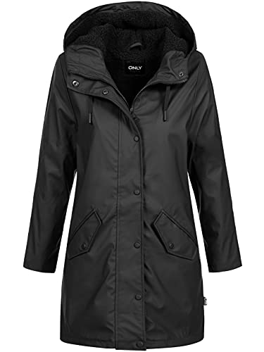 ONLY Female Regenjacke Langer SBlack von ONLY