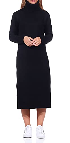 ONLY Damen Rollkragen-Strickkleid ONLBrandie 15214595 Black S von ONLY