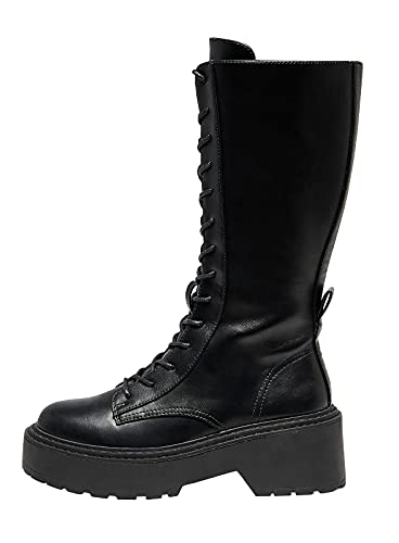 ONLY Damen Schuhe Stiefel ONLBossi 3PU 15238840 black 38 von ONLY