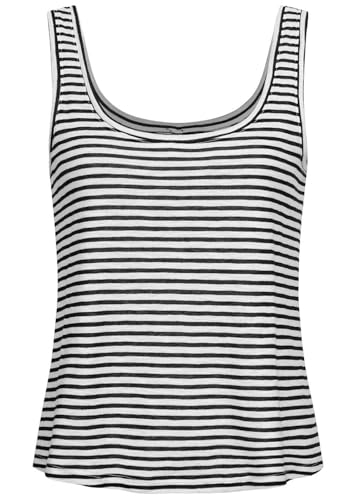 ONLY Damen Shirt kurzes Tanktop mit Streifen Muster von ONLY