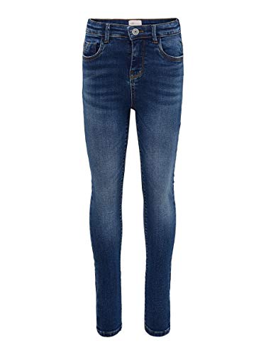 KIDS ONLY Mädchen Stretch Jeanshose mit hohem Bund Medium Blue Denim 146 von ONLY